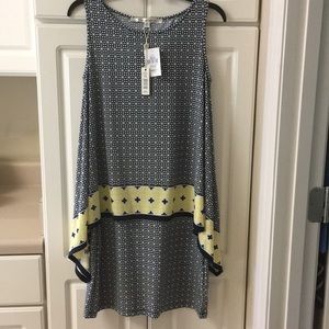 Max Studio layered stretchy dress size xsmall
